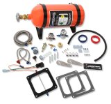 NOS Sniper Nitrous Systems 07003NOS Oxide System, Sniper, Wet, 250 hp, 10 lb. Bottle, Orange, Dominator, 4-Barrel, Kit thumbnail 1
