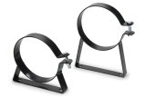 NOS Nitrous Bottle Brackets 14110NOS Brackets, Steel, Black Powdercoated, 5.250 in. Diameter, 5 lb. Bottle, Pair thumbnail 2