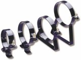 NOS Nitrous Bottle Brackets 14110NOS Brackets, Steel, Black Powdercoated, 5.250 in. Diameter, 5 lb. Bottle, Pair thumbnail 3