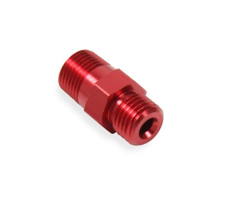 NOS Flare Jet AN to NPT Fittings 17953NOS Fitting, Adapter, NPT, Straight, Aluminum, Red Anodized, -3 AN, 1/8 in. NPT, Each thumbnail 4