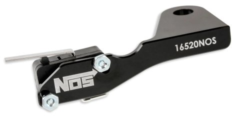 NOS Billet Microswitch Bracket Kits 16520NOS Nitrous Activation Switch, Switch and Bracket, Black Anodized, Logo, Gen 3 Dominator, Kit thumbnail 4