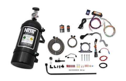 NOS EFI Nitrous Oxide Systems 02127BNOS System, EFI, Wet, 150 hp, 10 lb. Bottle, Black, Ford, 5.0L, Kit thumbnail 8