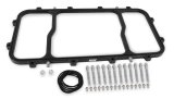 NOS Holley Hi-Ram LS Nitrous Plates 12535BNOS Oxide Plates, Plates, Fuel Injected Delivery, Aluminum, Black, Chevrolet, Small Block Gen I, Kit thumbnail 1