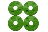Dominator Hood Pin Scuff Plates DOM-1202-XG Green - 4 and 16 rivets thumbnail 1