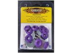 Dominator Body Bolts DOM-1200-A-PU Bolt Hardware Kit, Steel, Natural, 1/4 in. -20, Allen Head, Purple Washer, Set of 10 thumbnail 1