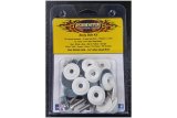 Dominator Body Bolts DOM-1200-A-WH Bolt Hardware Kit, Steel, Natural, 1/4 in. -20, Allen Head, White Washer, Set of 10 thumbnail 1