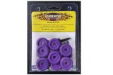 Dominator Body Bolts DOM-1200-B-PU Bolt Hardware Kit, Steel, Natural, 1/4 in. -20, Hex Head, Purple Washer, Set of 10 thumbnail 2