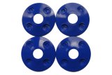 Dominator Hood Pin Scuff Plates DOM-1202-BL Blue - 4 and 16 rivets thumbnail 2