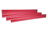 Dominator Dirt Rocker Panels DOM-1100-RD Race Car Body Panels, Panels, Style, Panel Position, High-impact Plastic, Red, 7 in. x 78 in., Set of 3 thumbnail 1
