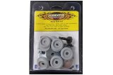 Dominator Body Bolts DOM-1200-B-GRY Bolt Hardware Kit, Steel, Natural, 1/4 in. -20, Hex Head, Gray Washer, Set of 10 thumbnail 2