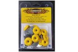 Dominator Body Bolts DOM-1200-A-YE Bolt Hardware Kit, Steel, Natural, 1/4 in. -20, Allen Head, Yellow Washer, Set of 10 thumbnail 2