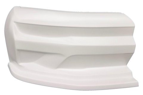 Dominator SS Camaro Nosepieces DOM-332-WH Race Car Body Panel, Nosepiece, Dirt Style, Nose Position, High-impact Plastic, White, Right Side Nose, Each