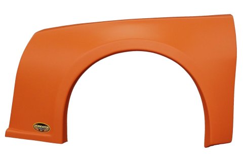 Dominator SS Camaro Fenders DOM-334-OR Race Car Body Panel, Fender, Dirt Style, Left Front Fender Position, High-impact Plastic, Orange, Each