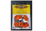 Dominator Body Bolts DOM-1200-A-OR Bolt Hardware Kit, Steel, Natural, 1/4 in. -20, Allen Head, Orange Washer, Set of 10 thumbnail 1