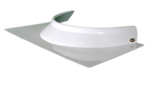 Dominator Formed Rock Guards DOM-900-WH Guard, Opaque, White, 3 in. thumbnail 3