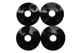 Dominator Hood Pin Scuff Plates DOM-1202-BK Black - 4 and 16 rivets thumbnail 2