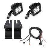 ZROADZ Rear Bumper LED Light Kits Z385401-KIT Pods, Kit with 3 Inch Clear/White Pod Lights, Sold a Kit thumbnail 3