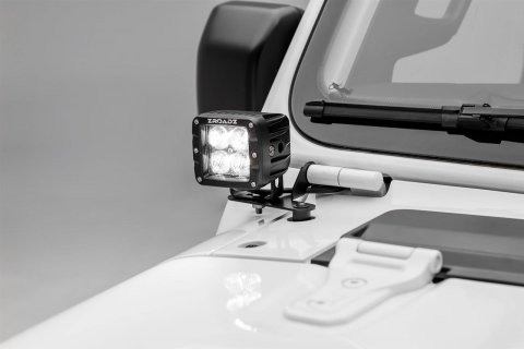 ZROADZ A-Pillar LED Pod Light Brackets Z364941 Auxiliary Mounting Bracket, Lower A Pillar Bracket thumbnail 7