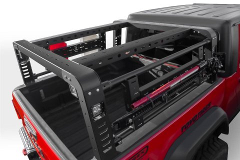 ZROADZ Access Overland Racks with Two Lifting Side Gates for 2020-2023 GLADIATOR - Z834111 Truck Bed Rack, Jeep Rack, Black, Mild Steel, Aluminum thumbnail 2
