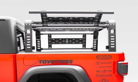 ZROADZ Access Overland Racks with Two Lifting Side Gates for 2020-2023 GLADIATOR - Z834111 Truck Bed Rack, Jeep Rack, Black, Mild Steel, Aluminum thumbnail 8