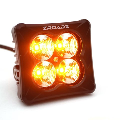 ZROADZ Roof Racks with LED Lights for 2021-2022 BRONCO - Z845411 Rack, Includes 8 Lights, Bolt-on, Steel, Black Powdercoated, No Drilling Required, Ford Bronco, 4 Door Models, Kit thumbnail 3