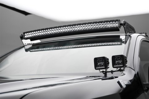 ZROADZ Auxiliary Light Mounting Brackets for 2015-2020 CANYON, COLORADO - Z332671 2015-2016 CHEVROLET COLORADO: Front Roof LED Bar Mounts To Mount One 40" Zroadz Straight OR Curved LED Bar or similar style thumbnail 6