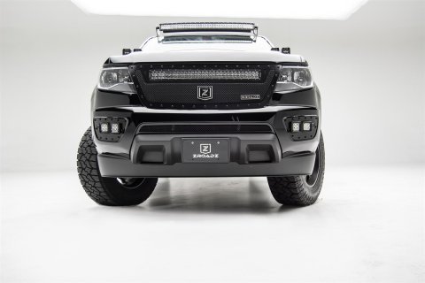 ZROADZ Auxiliary Light Mounting Brackets for 2015-2020 CANYON, COLORADO - Z332671 2015-2016 CHEVROLET COLORADO: Front Roof LED Bar Mounts To Mount One 40" Zroadz Straight OR Curved LED Bar or similar style thumbnail 7