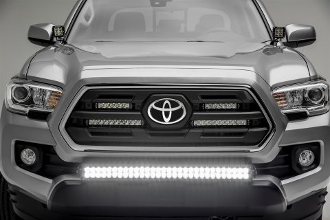 ZROADZ Front Bumper Center LED Light Brackets for 2018-2022 TACOMA - Z329511 Bracket, 2018-2018 TOYOTA TACOMA: Bar Mounts thumbnail 1