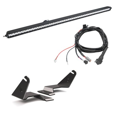 ZROADZ Front Roof LED Light Kits Z335411-KIT Kit with 50 Inch Straight Single Row Slim Bar, Bolt-On, No Drilling Required, Ford, Kit thumbnail 3