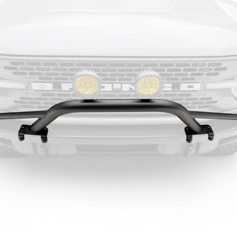 ZROADZ Prerunner Baja Bars Z325451 Light Bar, Bar, Front Bumper Top Mount, Mid Length Hoop, Black Powdercoated, Ford, Each