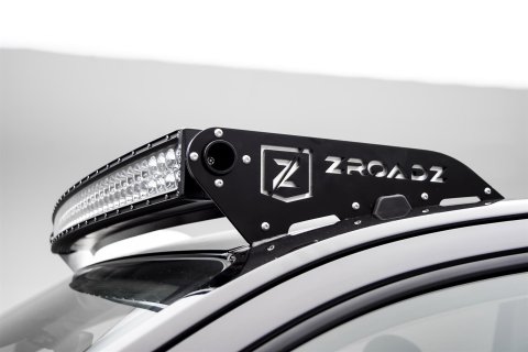 ZROADZ Auxiliary Light Mounting Brackets for 2009-2014 F-150 - Z335721 FORD F150: Front Roof LED Bar Mounts To Mount One 52" Zroadz Straight OR Curved LED Bar or similar style thumbnail 1