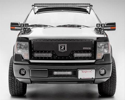 ZROADZ Auxiliary Light Mounting Brackets for 2009-2014 F-150 - Z335721 FORD F150: Front Roof LED Bar Mounts To Mount One 52" Zroadz Straight OR Curved LED Bar or similar style thumbnail 9
