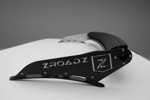 ZROADZ Front Roof LED Light Brackets for 2019-2022 SIERRA 1500, SILVERADO 1500 - Z332281 Bar Mounting Bracket, Chevrolet/GMC Bracket, Black thumbnail 3