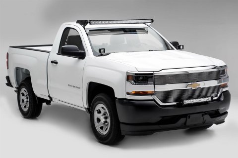 ZROADZ Front Roof LED Light Brackets for 2019-2022 SIERRA 1500, SILVERADO 1500 - Z332281 Bar Mounting Bracket, Chevrolet/GMC Bracket, Black thumbnail 5