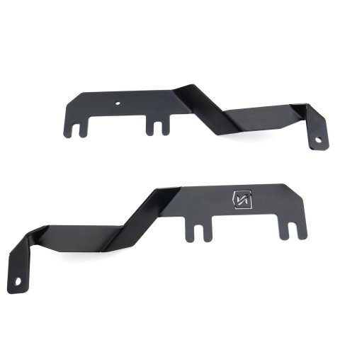 ZROADZ Hood Hinge LED Pod Light Kits Z365471-KIT2 2017-2017 FORD F250/F350: Hinges Bar Mount KIT - By A Pillar - with Two 3" Cube Led Work Lights (Includes Universal Wiring Harness) - B thumbnail 2