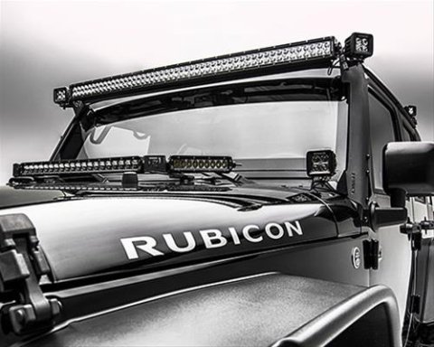 ZROADZ Auxiliary Light Mounting Brackets for 2007-2018 WRANGLER, 2018 WRANGLER JK - Z374814 2007-2017 JEEP : A Pillar Lower Pod Style LED Bar Mounts (Add to A Pillar # Z374811 or use stand alone) thumbnail 4