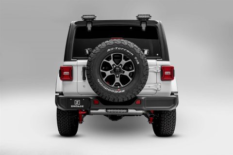 ZROADZ Rear Tire Carrier LED Light Brackets for 2018-2022 WRANGLER - Z394951 Spare Carrier, Bracket thumbnail 6