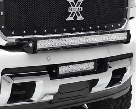 ZROADZ Light Mount Brackets Z322111 2015-2016 GMC SIERRA 2500/3500: Front Bumper Center Opening LED Bar Mounts - to mount 12" Zroadz LED or Similar Style thumbnail 1