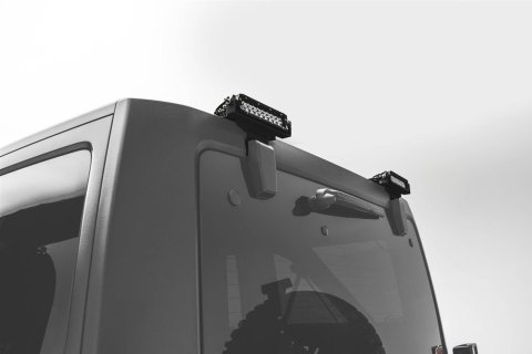 ZROADZ Light Mount Brackets Z394812 Auxiliary mount brackets JEEP Wrangler JK Rear Window Brackets. Hard Top Only. thumbnail 2
