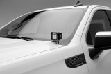 ZROADZ Hood Hinge LED Pod Light Brackets for 2019-2022 SIERRA 1500 - Z362281 Hinge, GMC Bracket, Black, Mild Steel thumbnail 6