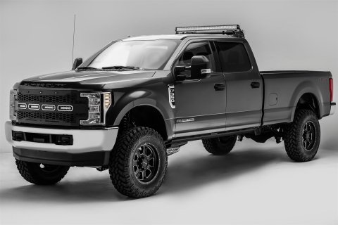 ZROADZ Light Mount Brackets Z355471 2017 Ford F-250 /350 Modular Rear Roof LED Bar Mounts - Multi - Multi Directional - 55 Inches Width - With 4 LED Bar Mounts thumbnail 1