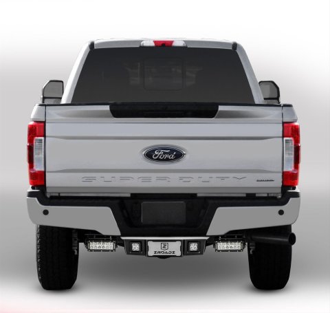 ZROADZ Rear Bumper LED Light Kits Z385471-KIT Pods, Kit, 6 in. Dual Row Bars, White LED's, 36 Watts, Brackets, Wiring Harness, Black Steel Housing, Ford, Kit thumbnail 1