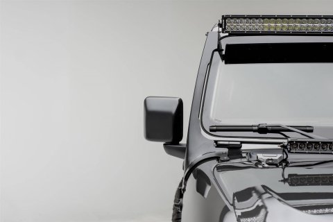 ZROADZ Front Roof LED Light Brackets for 2020-2022 GLADIATOR, 2018-2022 WRANGLER - Z374831 Auxiliary Mounting Bracket, Bracket thumbnail 7
