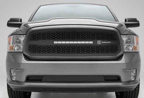 ZROADZ LED Grilles for 2013-2018 1500, 2019-2023 1500 CLASSIC - Z314581 Grille Ram w 20 In Bar, Black Powder Coated Mild Steel, Includes Wiring Harness