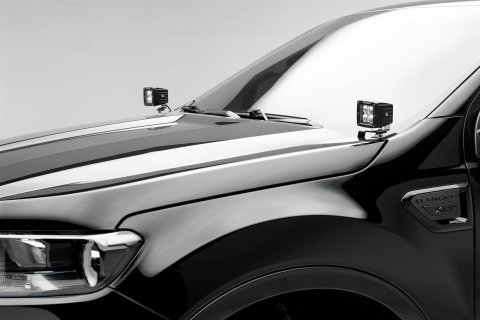 ZROADZ Hood Hinge LED Pod Light Brackets for 2019-2021 RANGER - Z365821 Bar Mounting Bracket, Bracket thumbnail 5