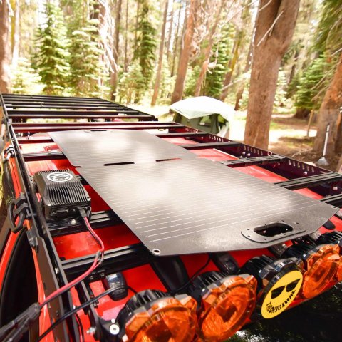 KC HiLiTES Portable Foldable Solar Panels 5001 Panels, Portable, Monocrystalline, 150W Max Power, 6.03A Max Output Current, 27.240 in. Length, 26.780 in. Width, 0.079 in. Height, Each thumbnail 4