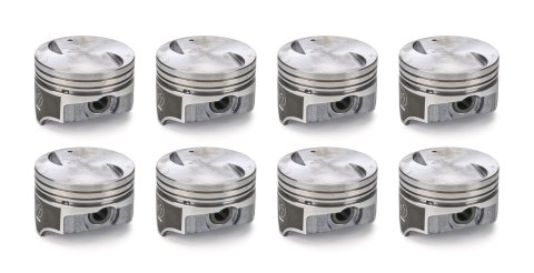 Speed-Pro Hypereutectic Pistons H661CP30 Pistons, Hypereutectic, Flat, 4.280 in. Bore, Chevy, GMC, Set of 8 thumbnail 3