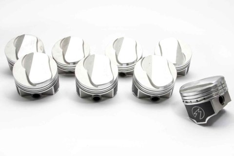 Speed-Pro Forged Pistons L2268NF30 Pistons, Forged, Dome, 4.280 in. Bore, Chevy, Set of 8 thumbnail 3