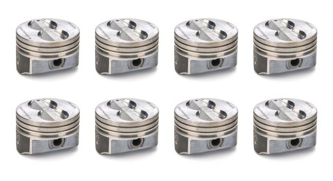 Speed-Pro Hypereutectic Pistons H345DCP30 Pistons, Hypereutectic, Flat, 4.030 in. Bore, Chevy, Set of 8 thumbnail 4