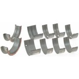 Sealed Power Main Bearing Sets 4040M30 Bearings, 0.030 in. Crankshaft Undersize, Tri Metal, 1/2 Groove, Upper, Pontiac, 326, 350, 389, 400, Set of 5 thumbnail 1